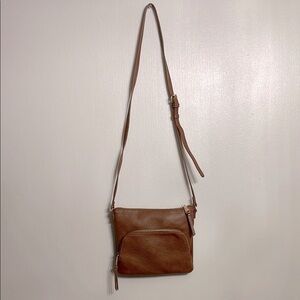 Brown Leather Crossbody Bag